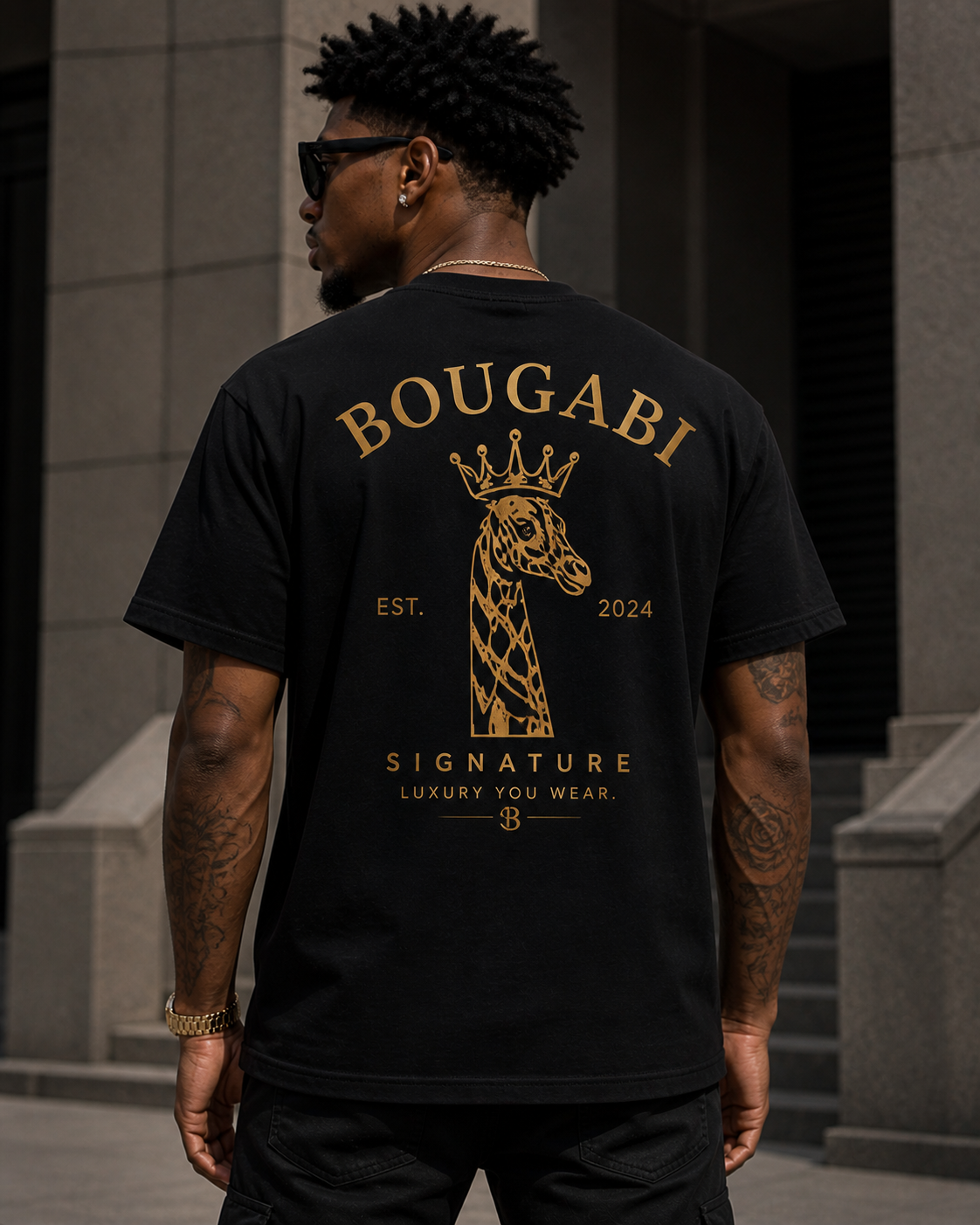 BOUGABI Giraffe Icon Tee – Signature