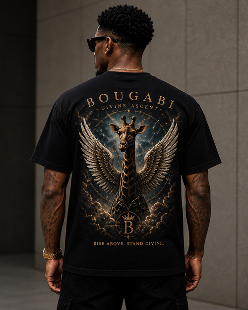 BOUGABI Divine Signature Ascent Tee – Black