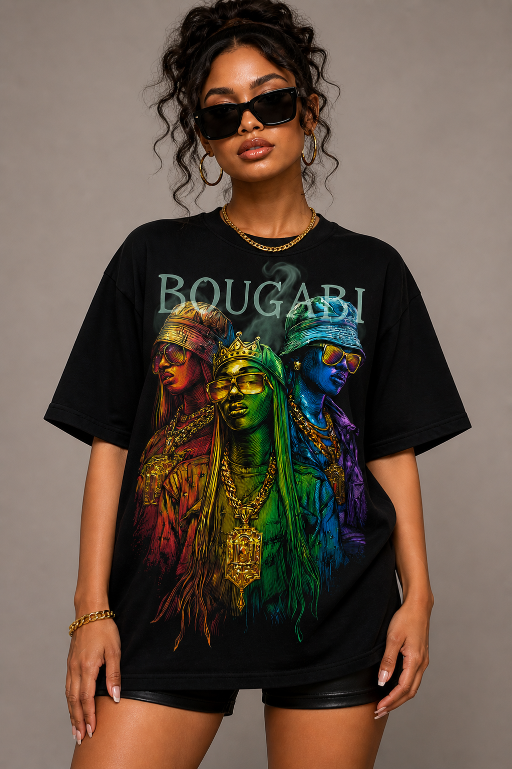 BOUGABI “Neon Royalty” Tee