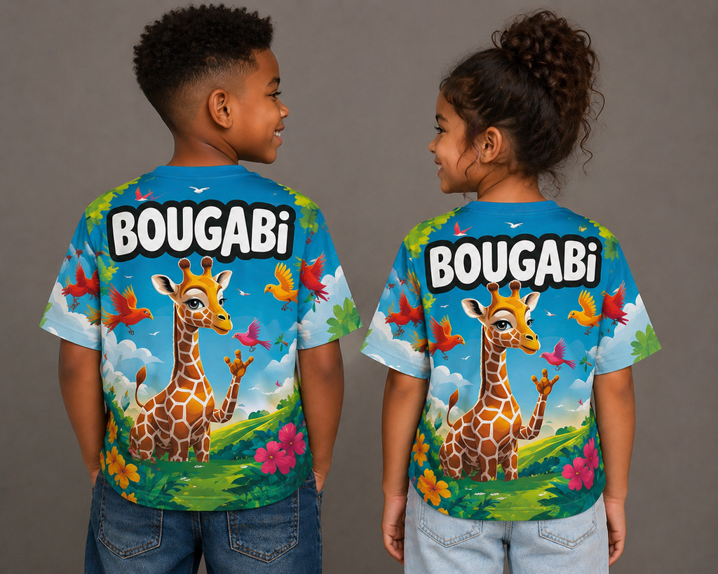 BOUGABI Kids “Safari Dreams” Tee